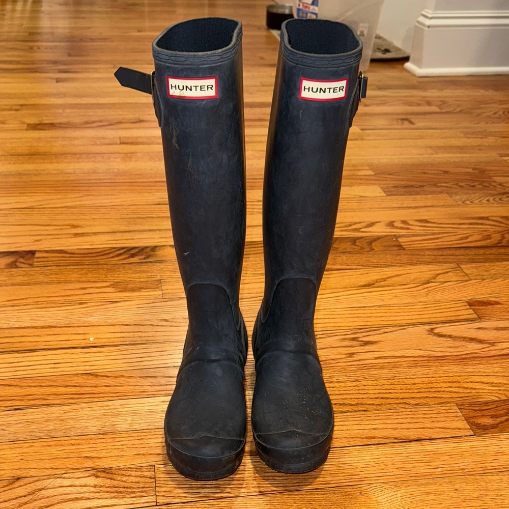 Hunter dark navy  Tall Rain Boots